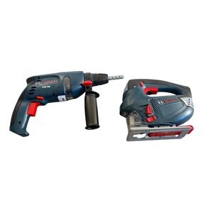 Bosch-Branded Pretend Play Toy Power Tools Battery Operated Drill & Jigsaw